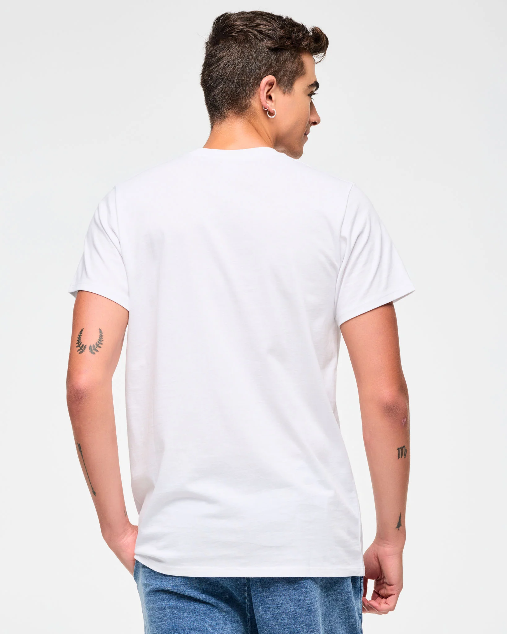 Blue Jean Crew Neck Tee - Image 4