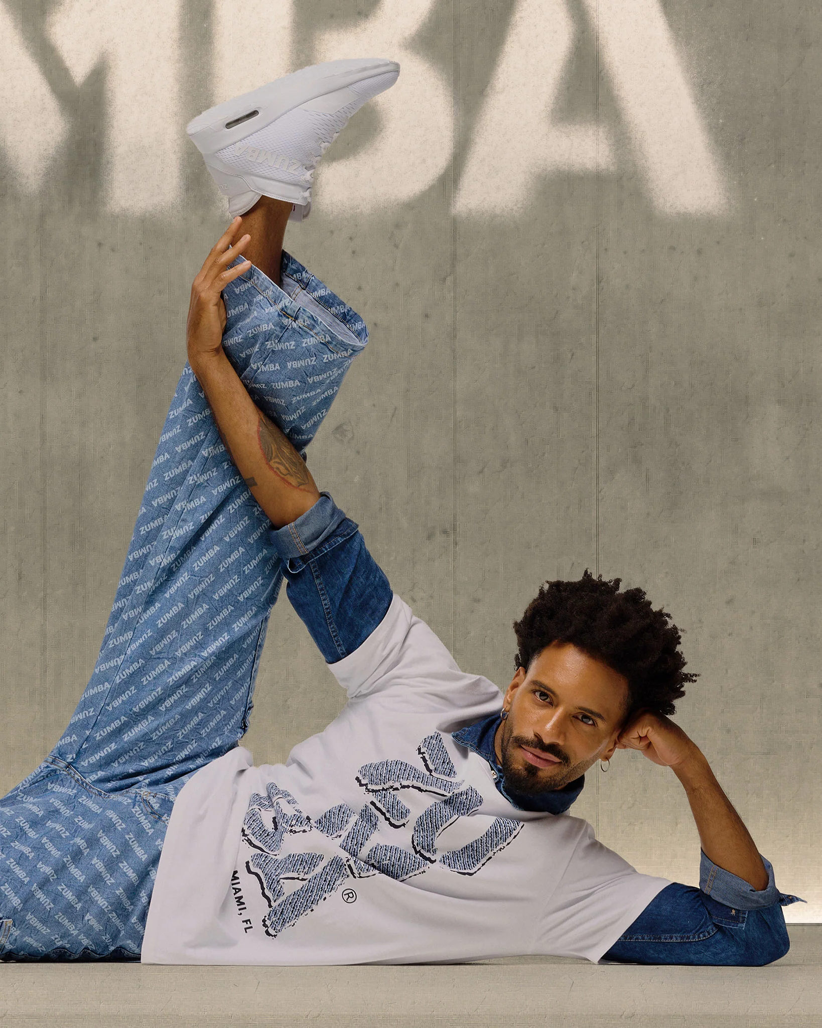 Blue Jean Crew Neck Tee - Image 5