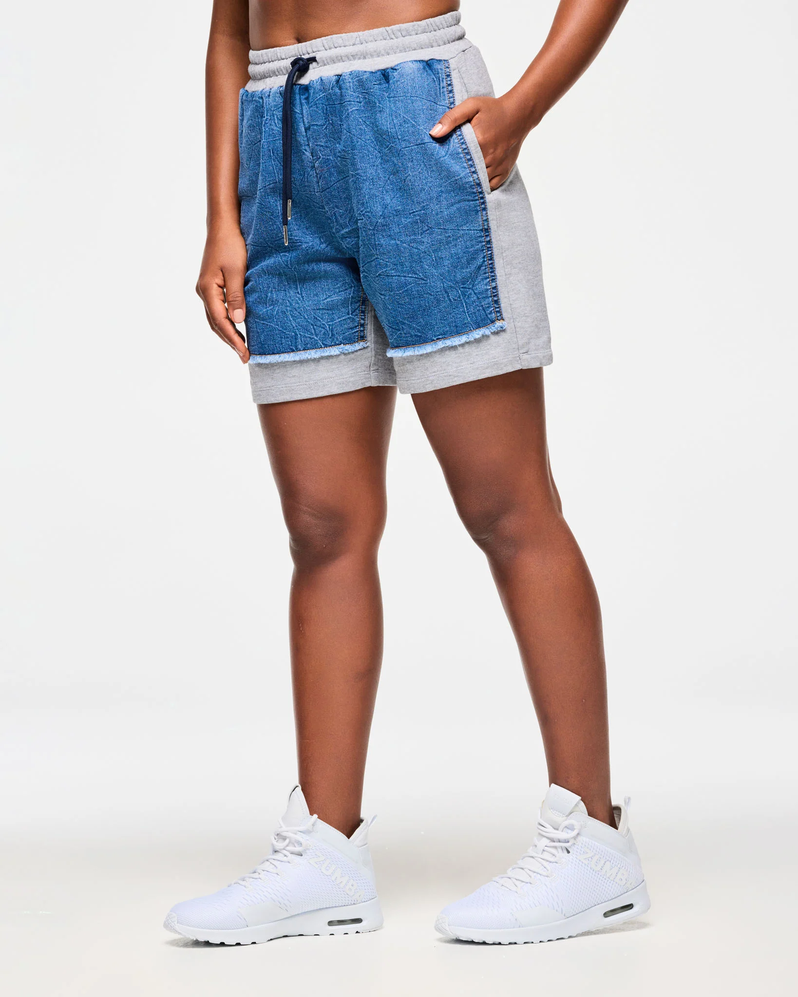 Blue Jean Denim Shorts - Denim - Image 3