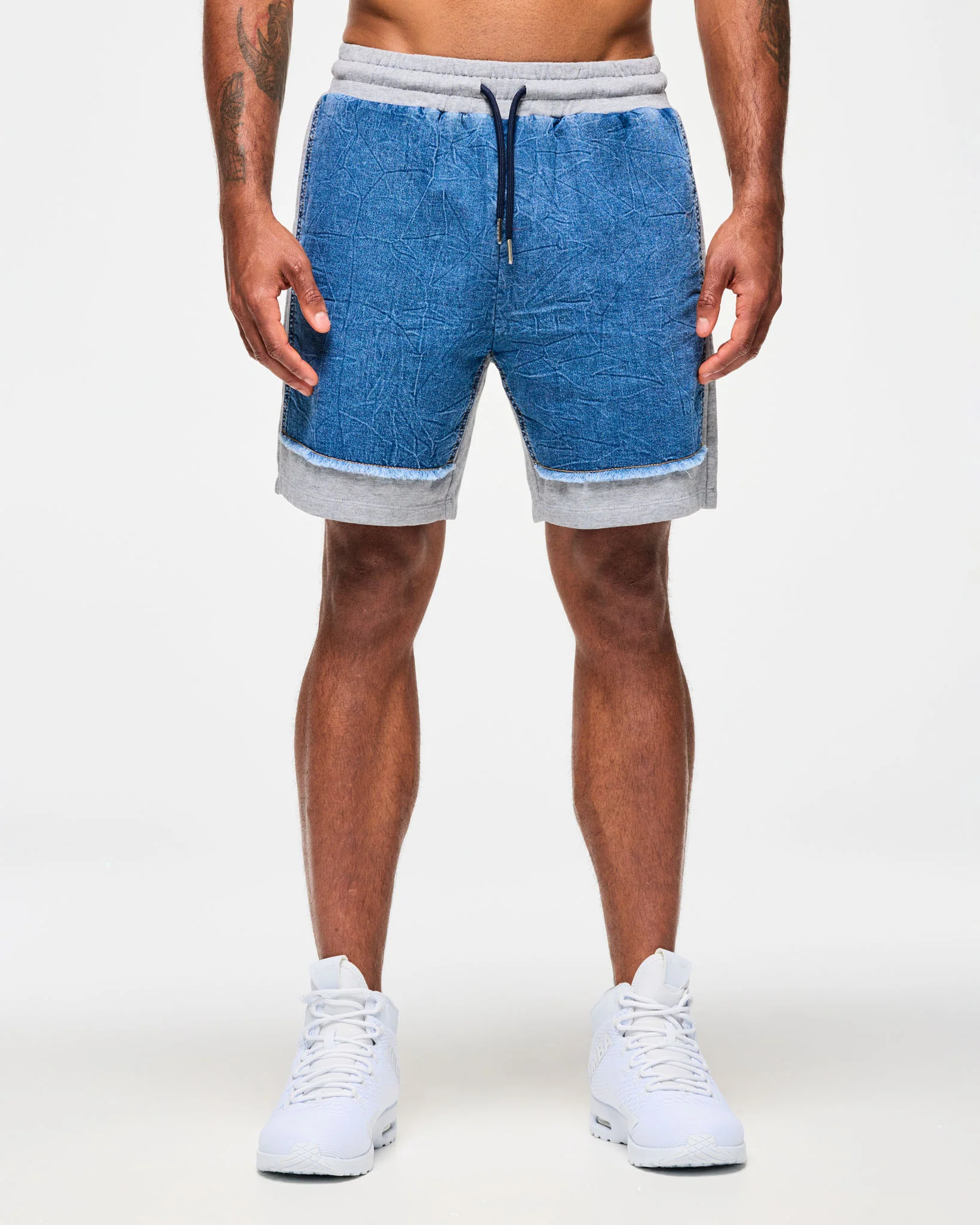 Blue Jean Denim Shorts - Denim - Image 4