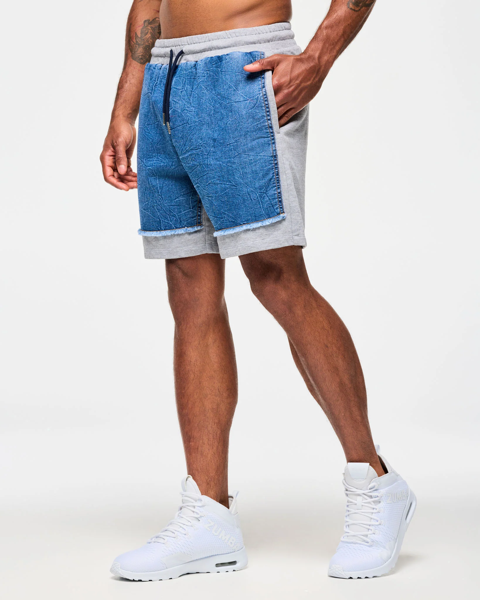 Blue Jean Denim Shorts - Denim - Image 5