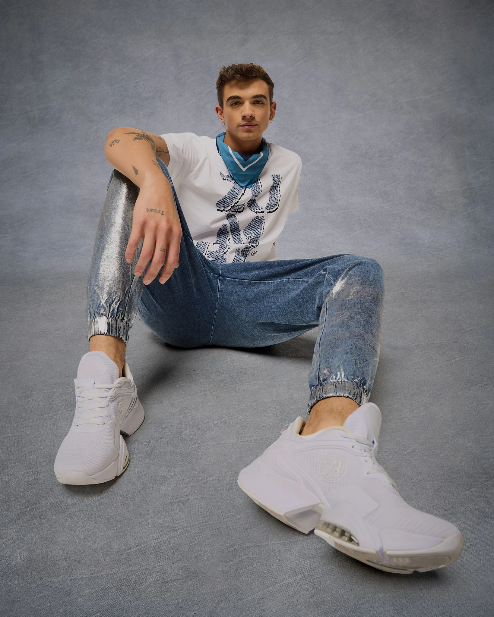 Blue Jean Knit Pants - Image 11