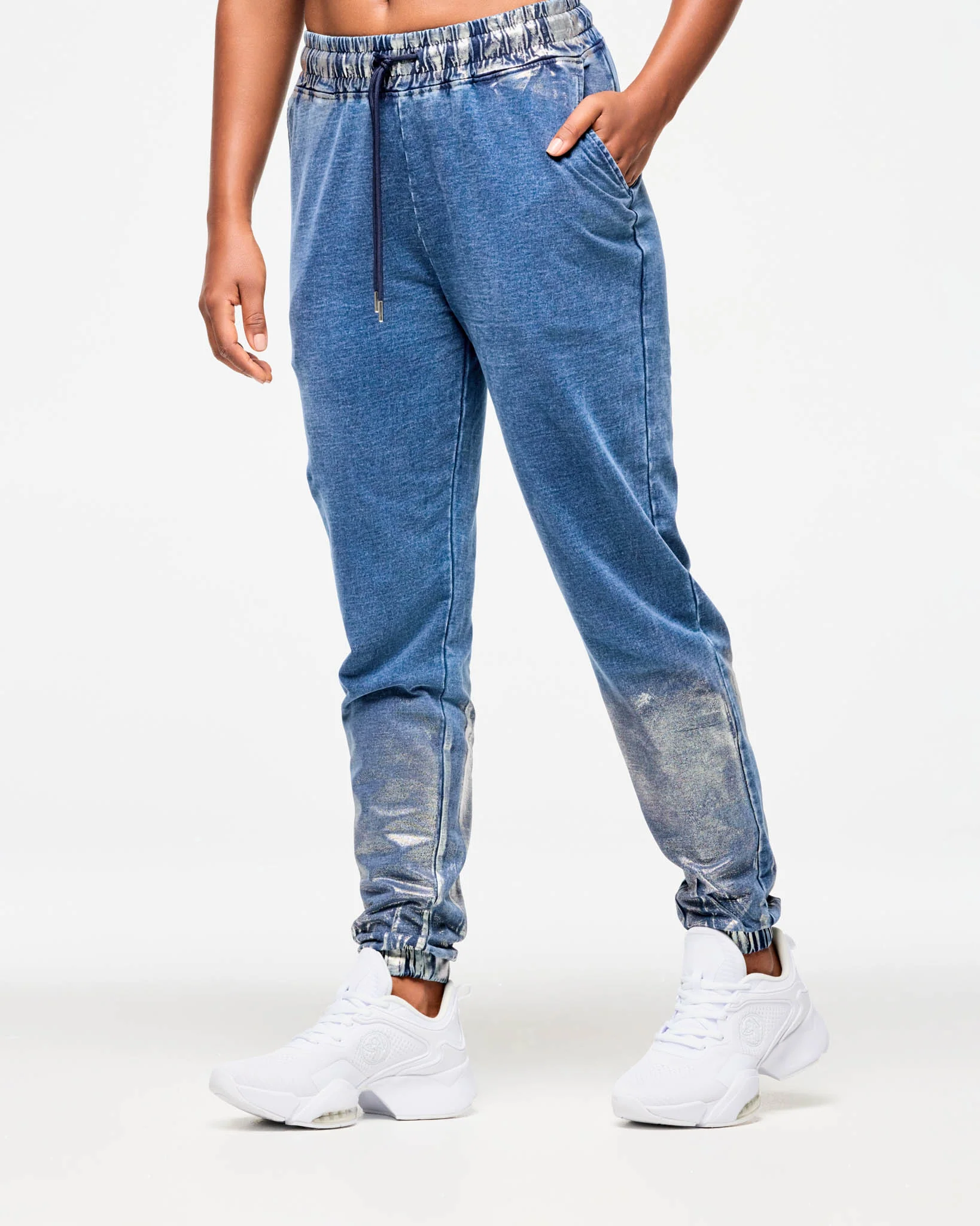 Blue Jean Knit Pants - Image 3