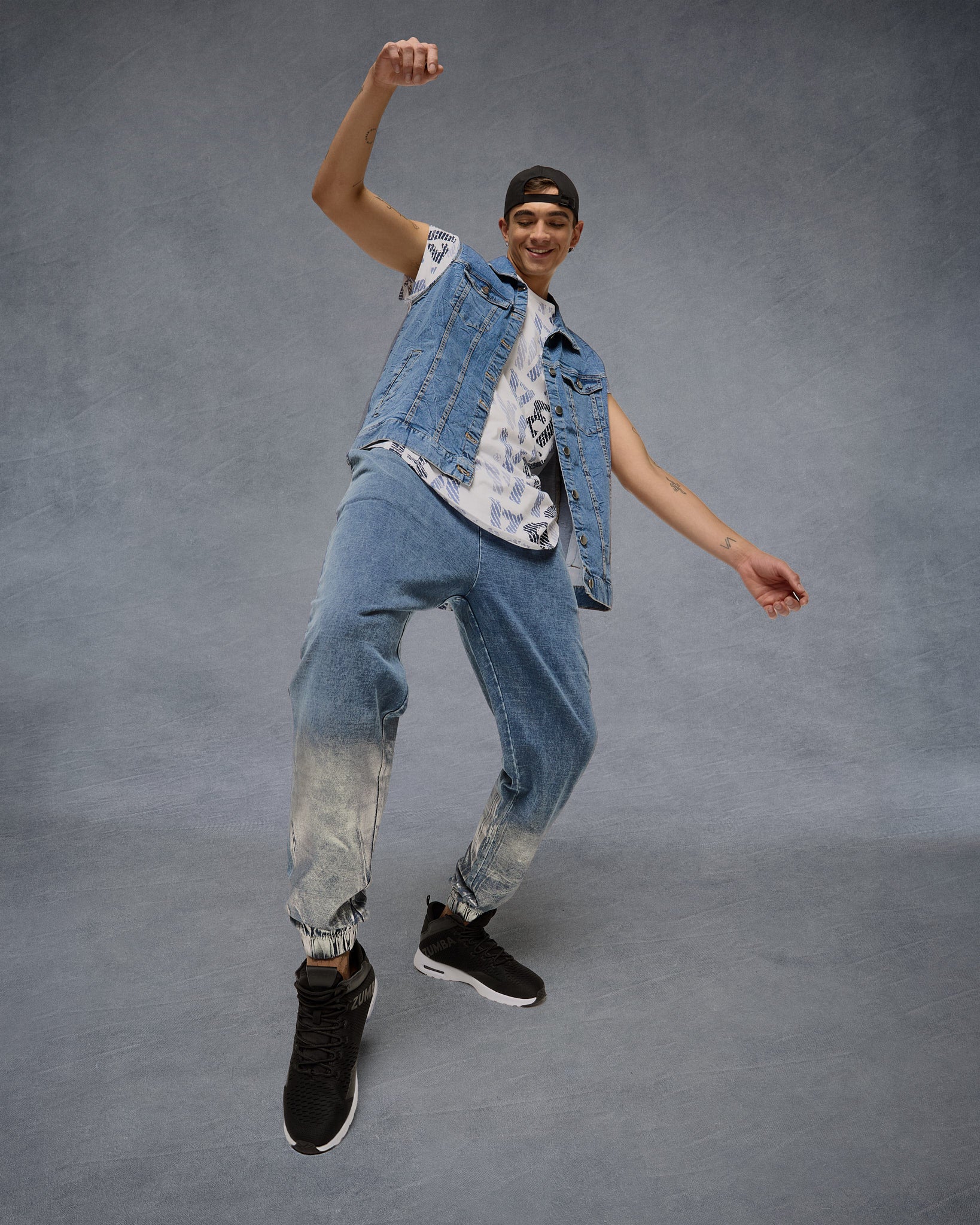 Blue Jean Knit Pants - Image 10