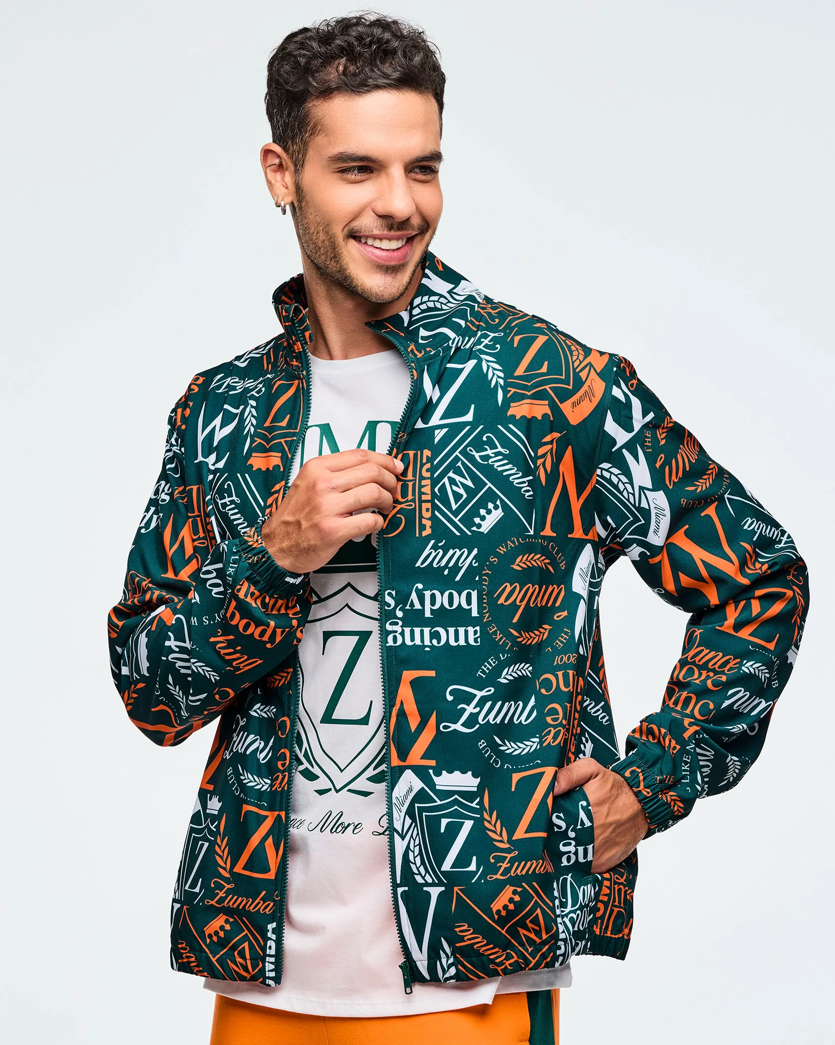 Class of 2001 Unisex Mock Neck Woven Jacket - Image 3