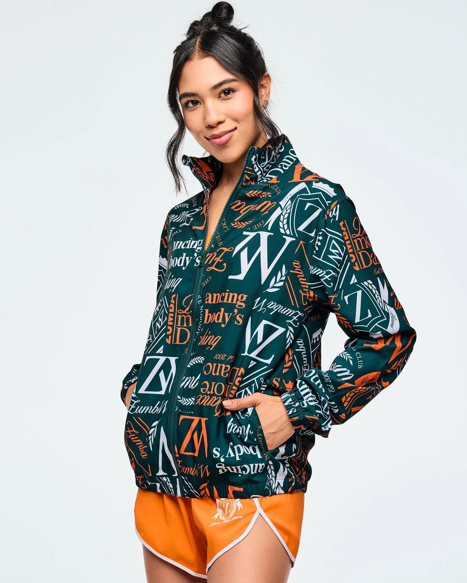 Class of 2001 Unisex Mock Neck Woven Jacket - Image 5