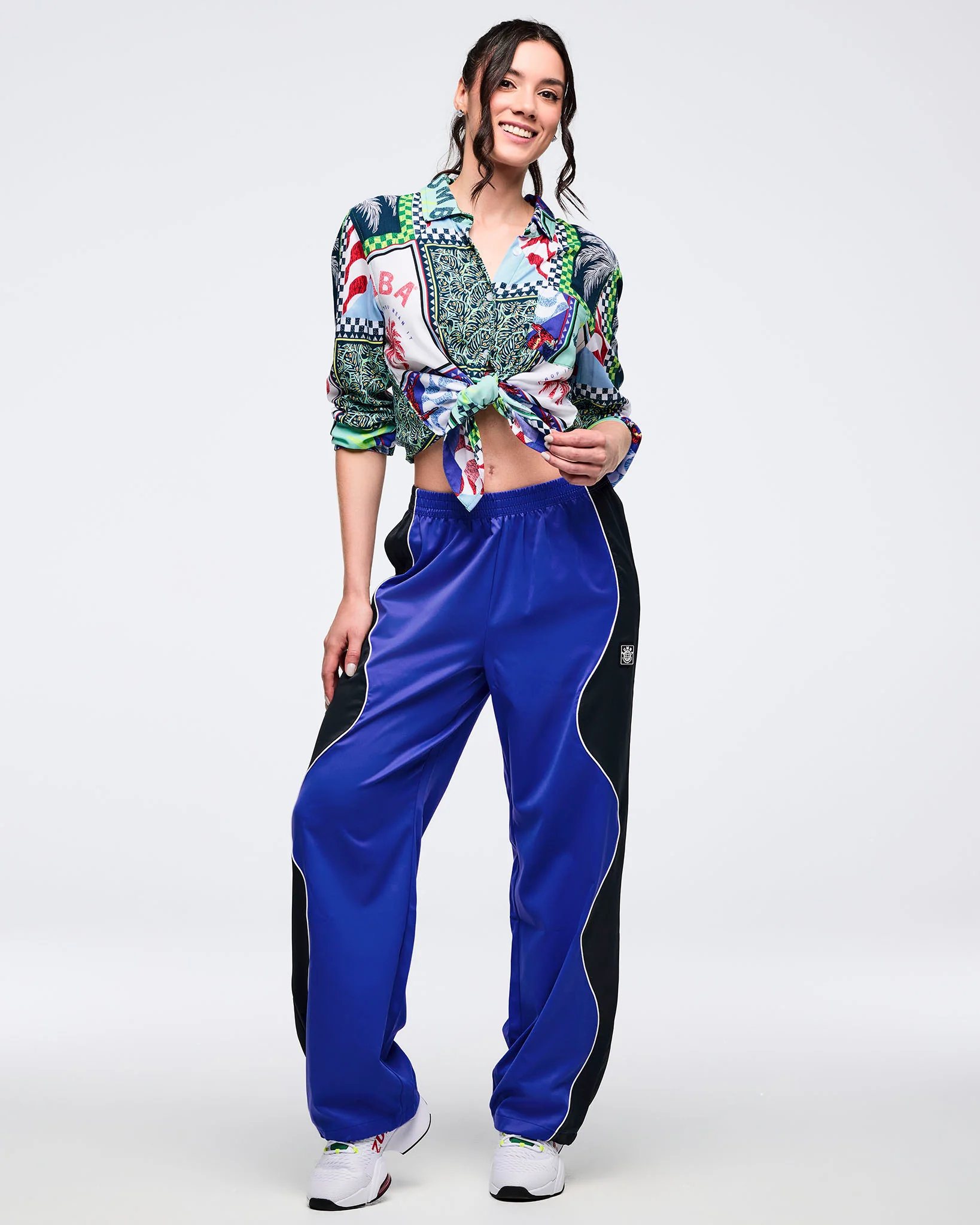 Latin Movement Wavy Track Pants - So Into Blue - Image 8