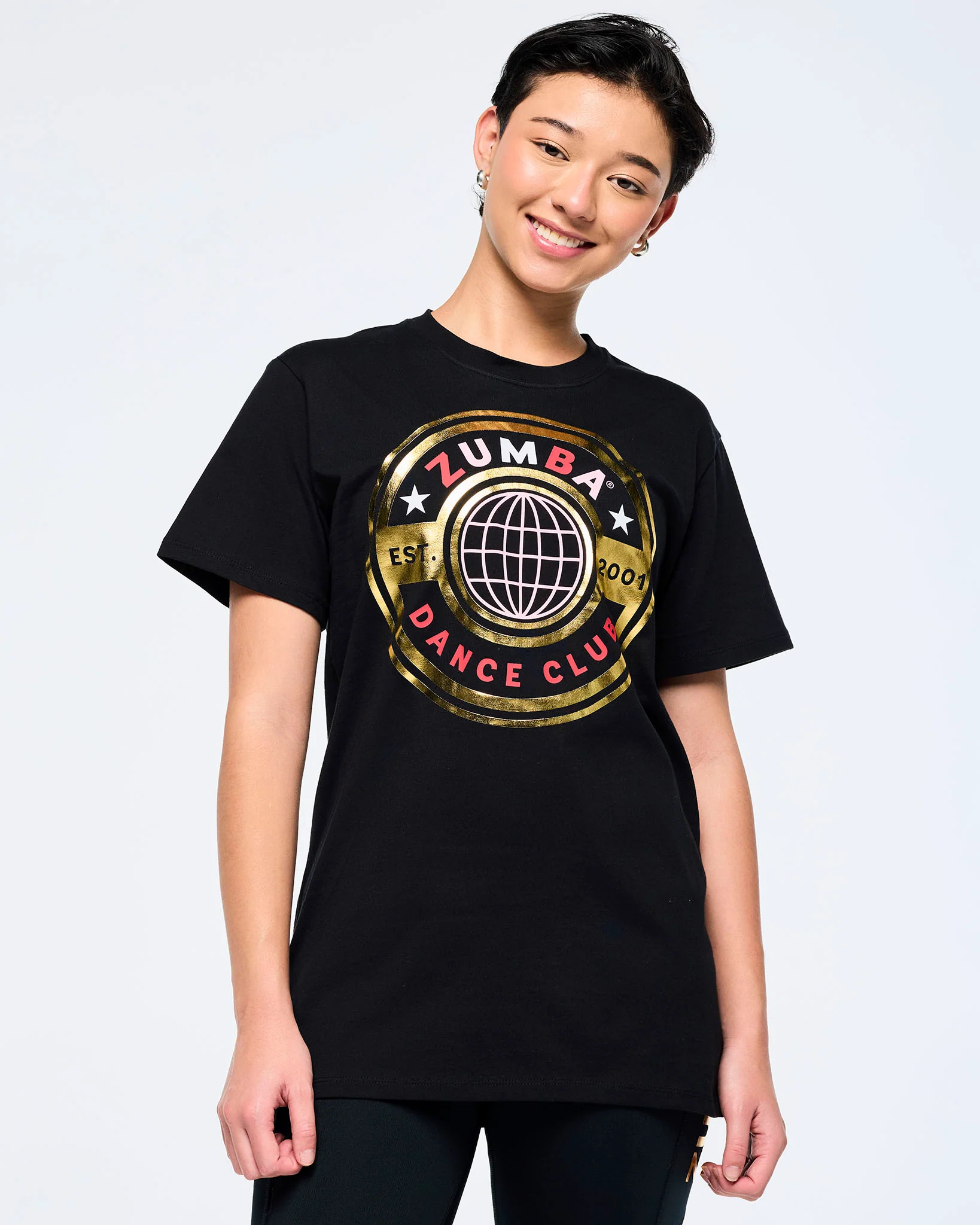 Victory Crew Neck Tee - Black - Image 3