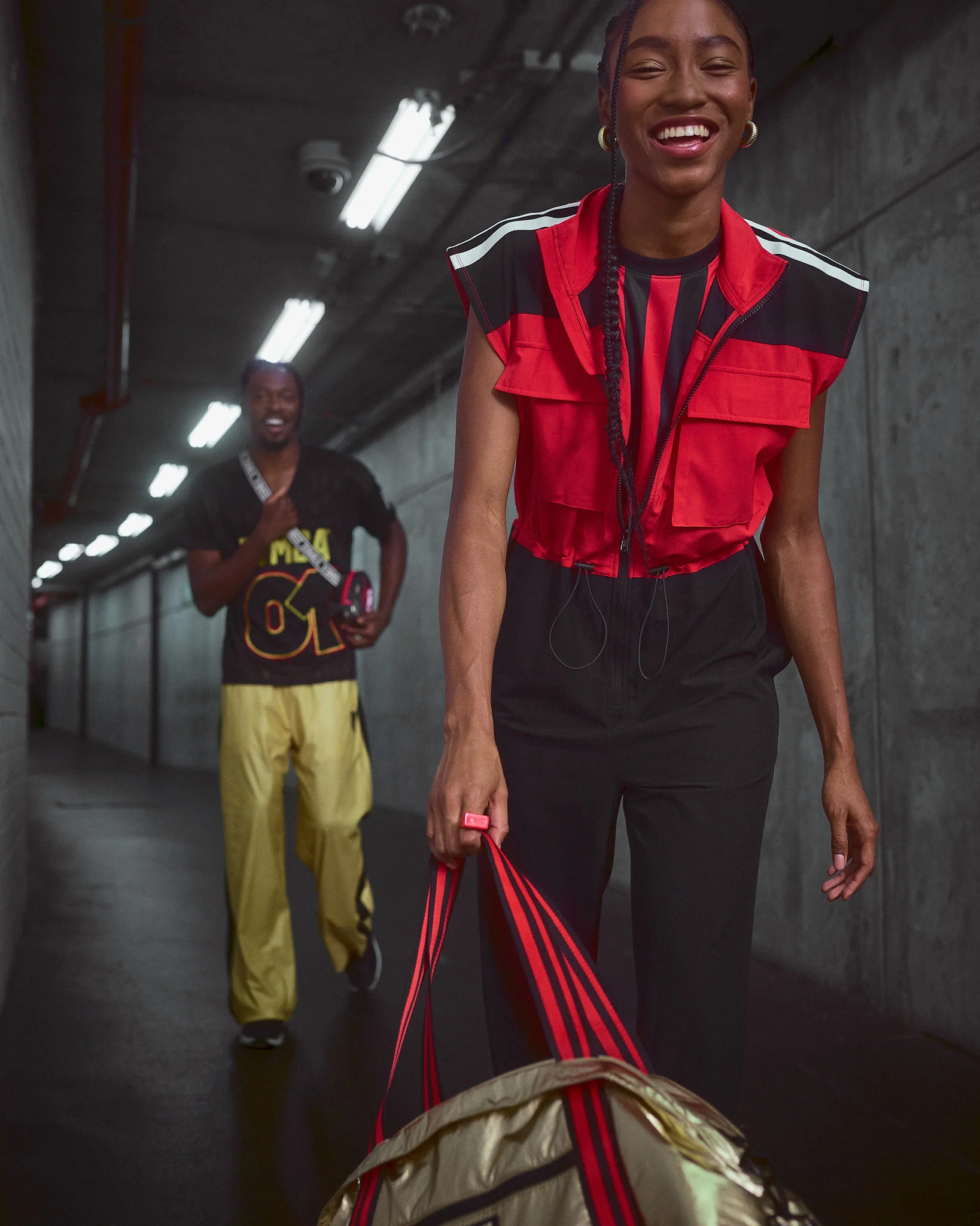 Victory Sleeveless Woven Jumpsuit - Image 8