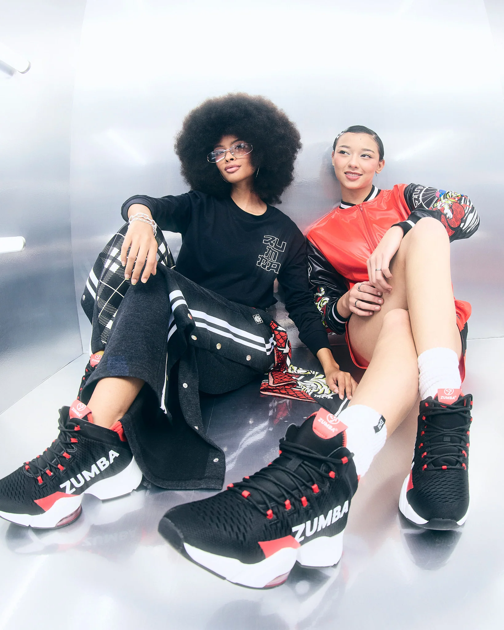 Zumba Air Stomp Funk 2.0 - Black/Red - Image 7