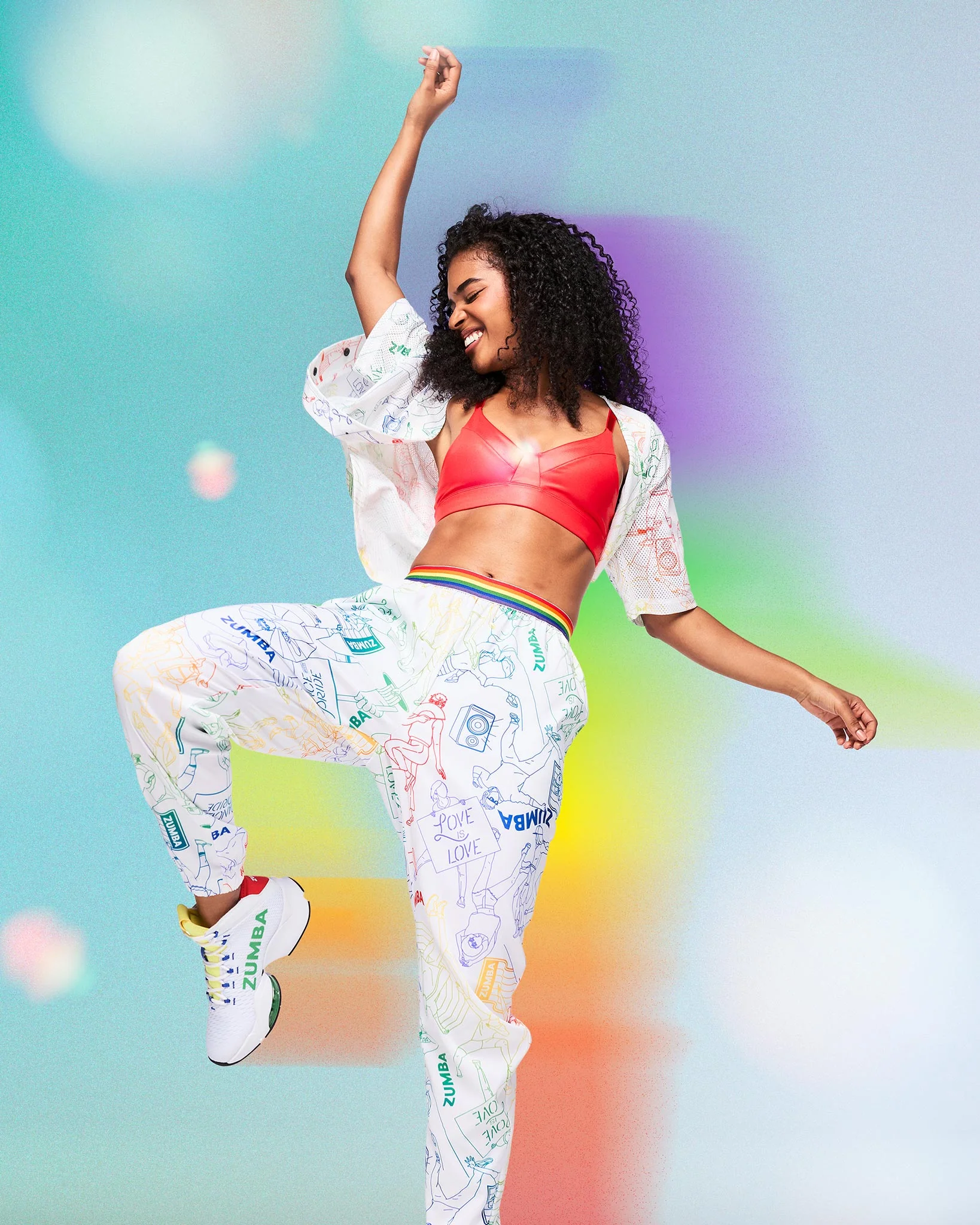 Zumba Elastic Waistband Slouch Woven Pants - Image 9