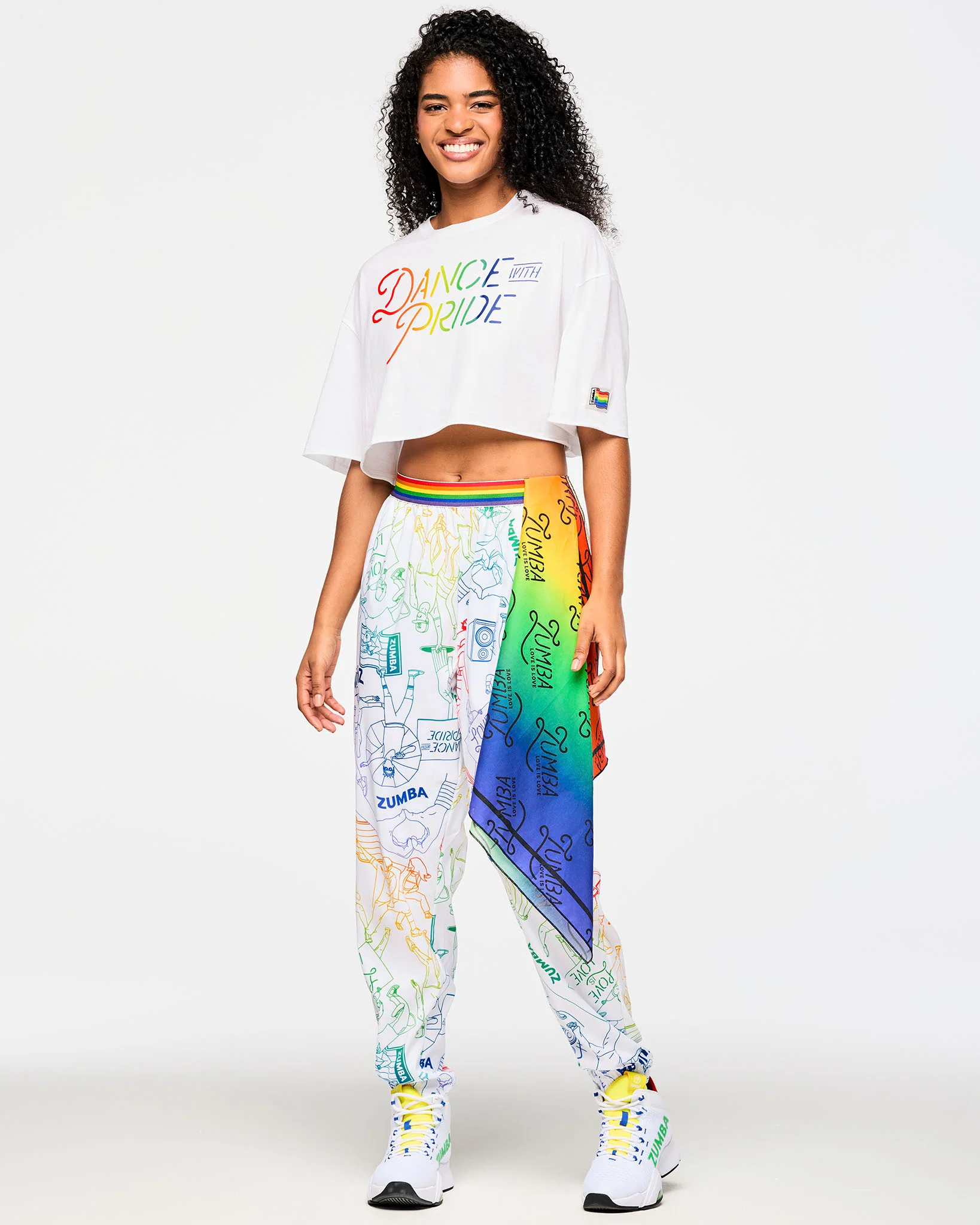 Zumba Elastic Waistband Slouch Woven Pants - Image 4