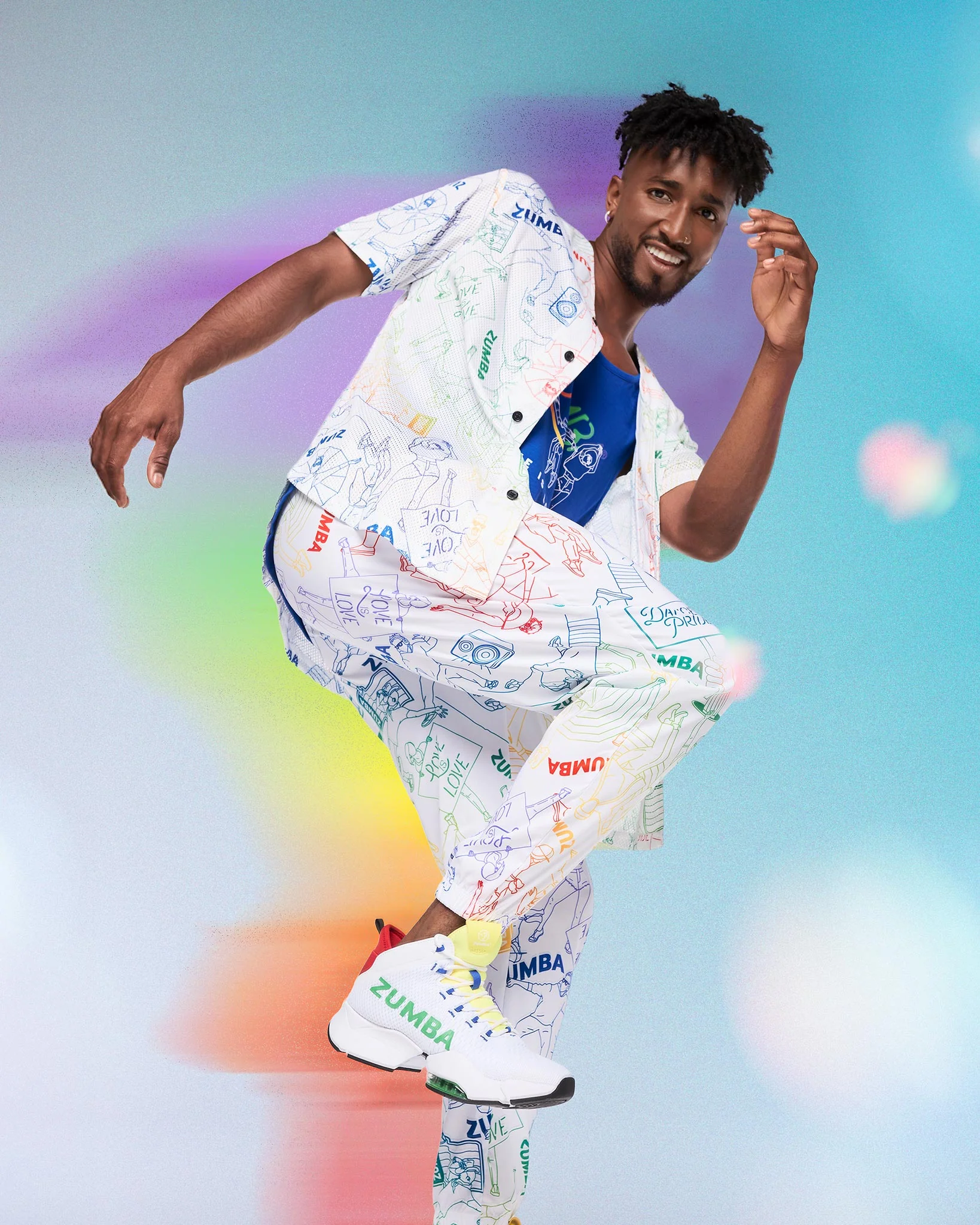 Zumba Elastic Waistband Slouch Woven Pants - Image 8