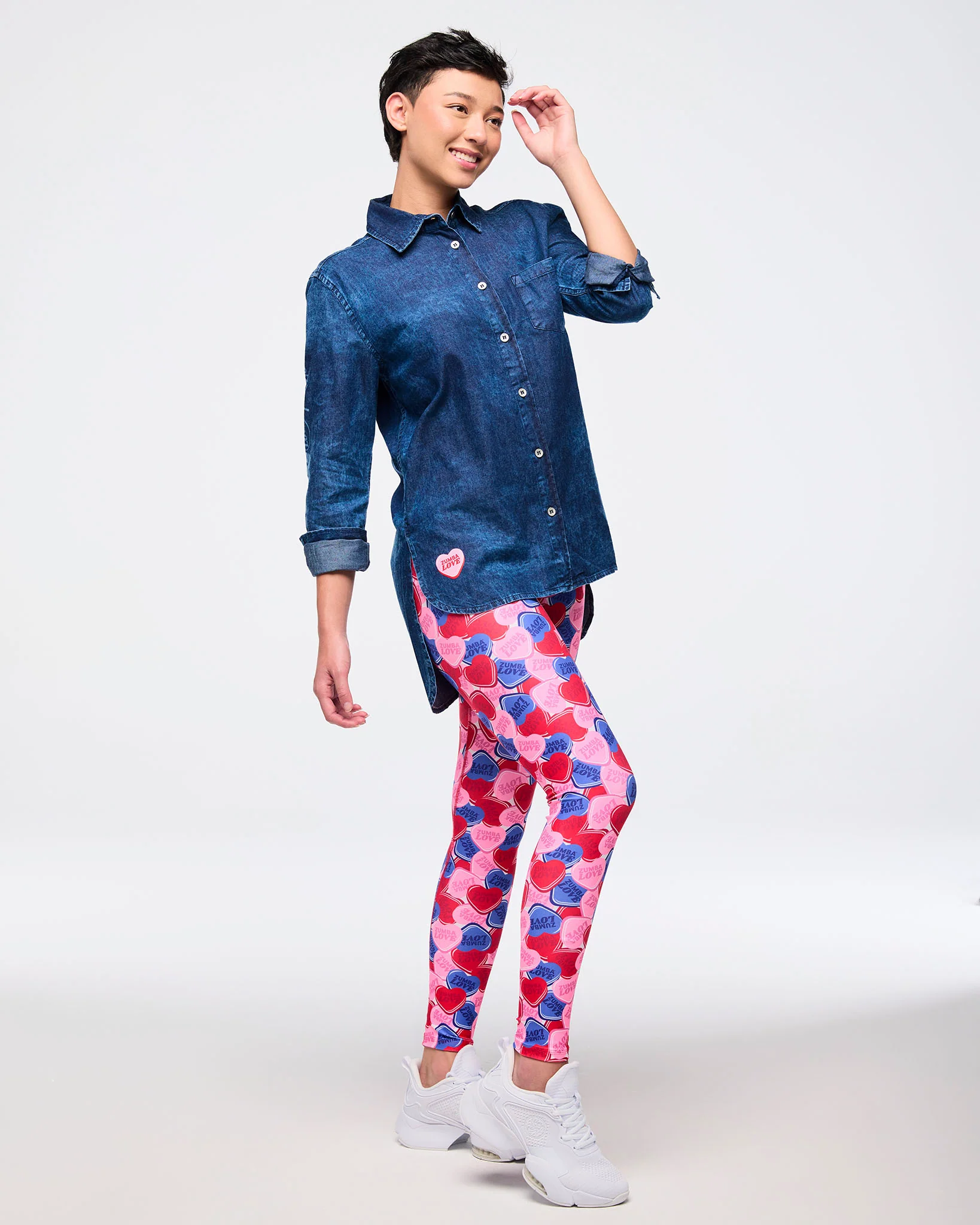 Zumba Love High Waisted Ankle Legging - Image 4