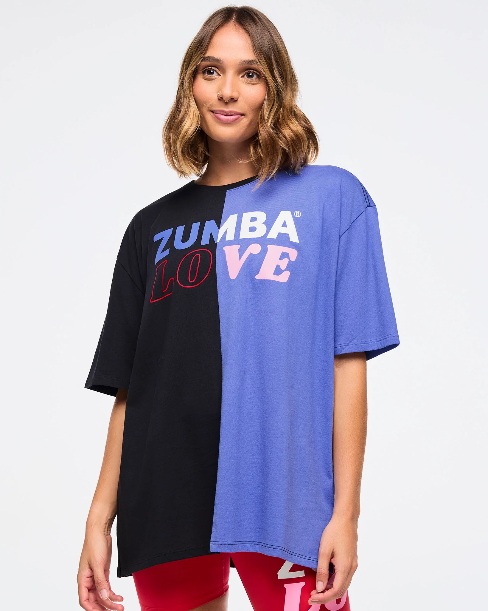 Zumba Love Men's Oversized Crew Neck Tee - Image 3
