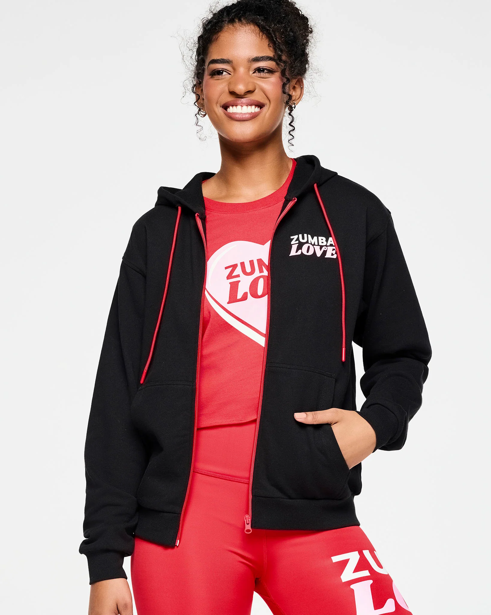 Zumba Love Zip Up Hoodie - Image 3