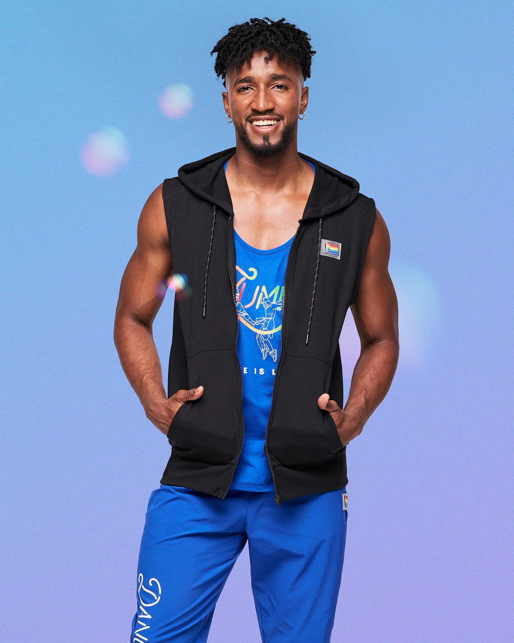 Zumba Men's Sleeveless Zip Up Hoodie - Image 7
