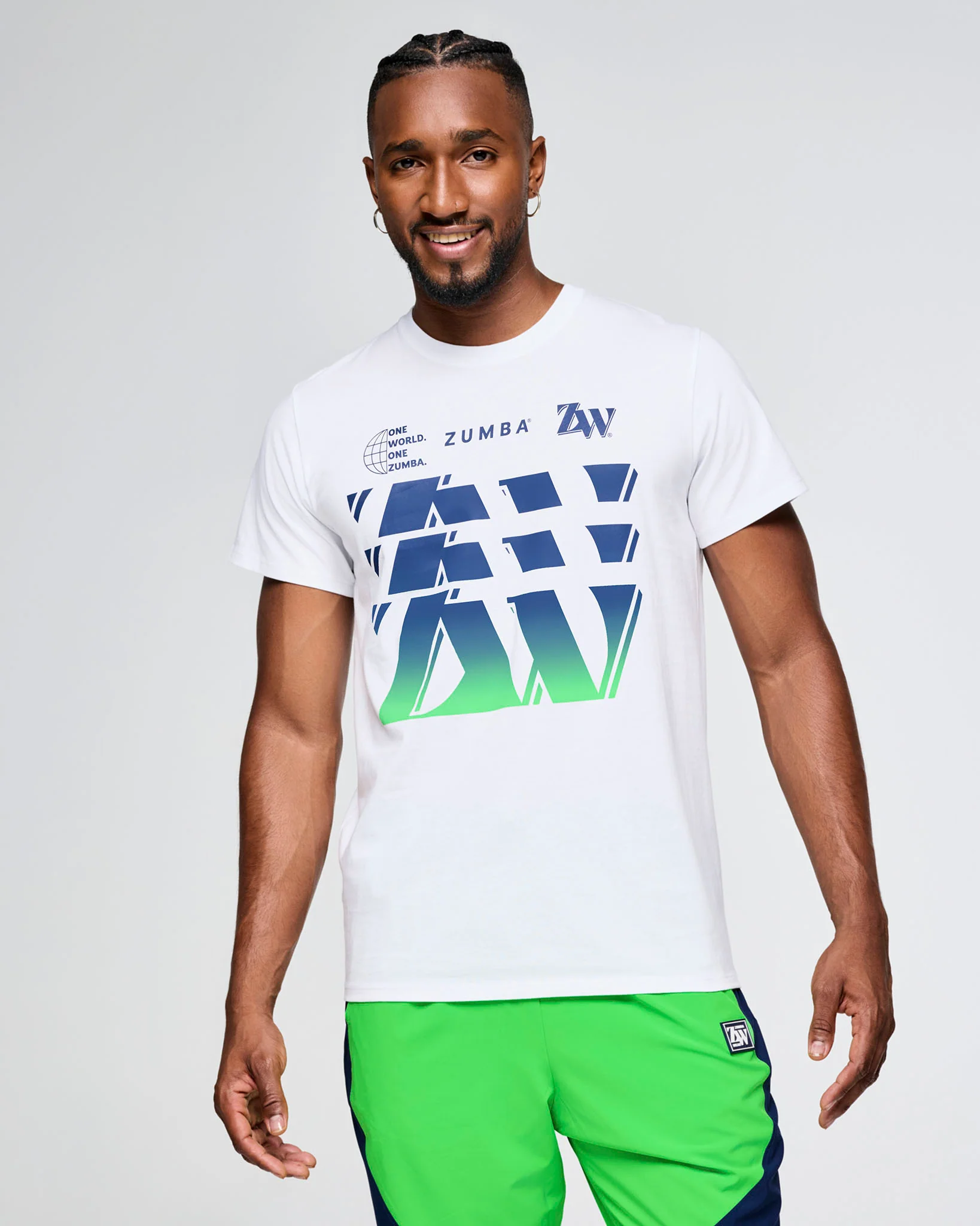 Zumba Out Loud Crew Neck Tee - White - Image 3