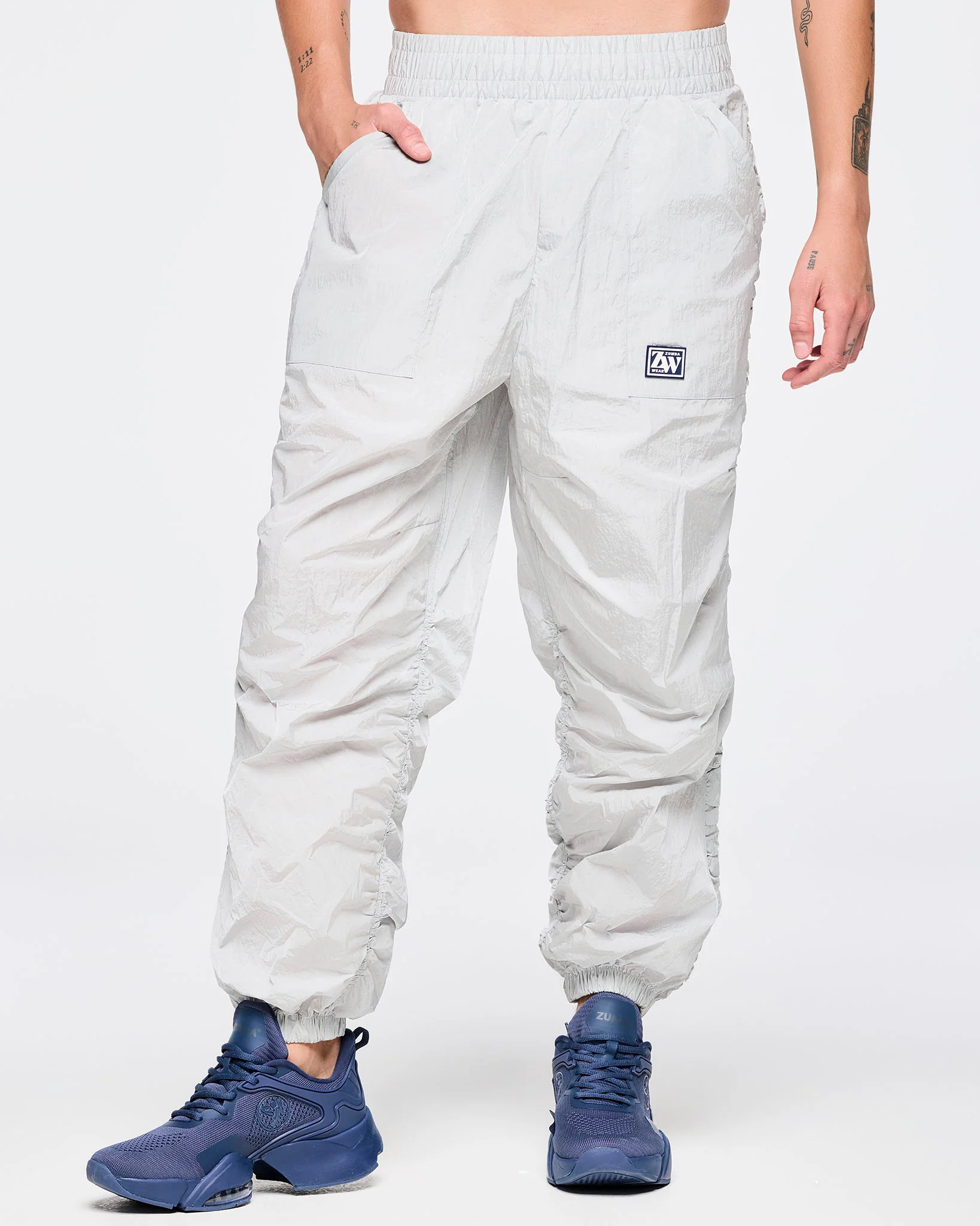 Zumba Out Loud Ruched Side Woven Track Pants - Image 5