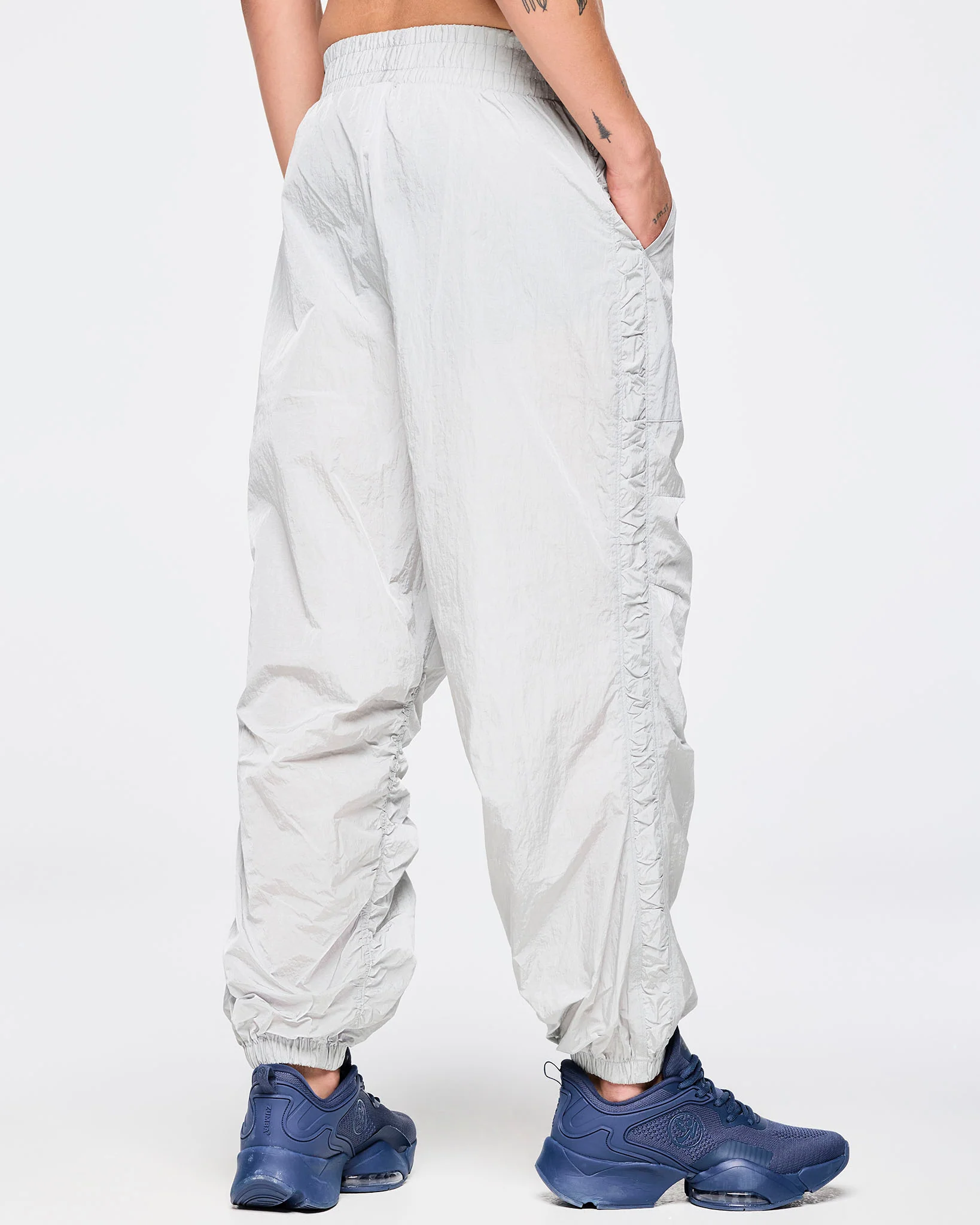 Zumba Out Loud Ruched Side Woven Track Pants - Image 6
