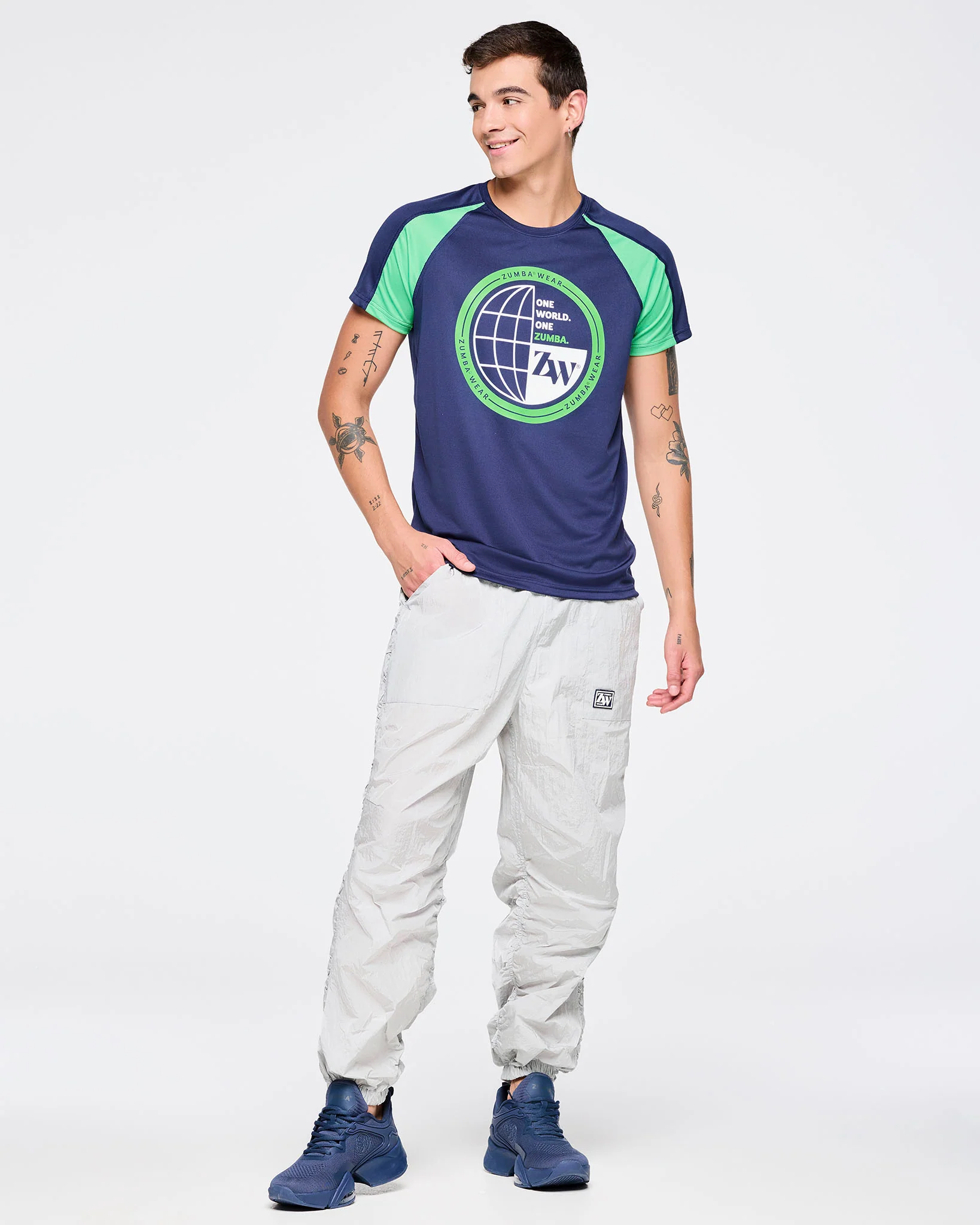 Zumba Out Loud Ruched Side Woven Track Pants - Image 7