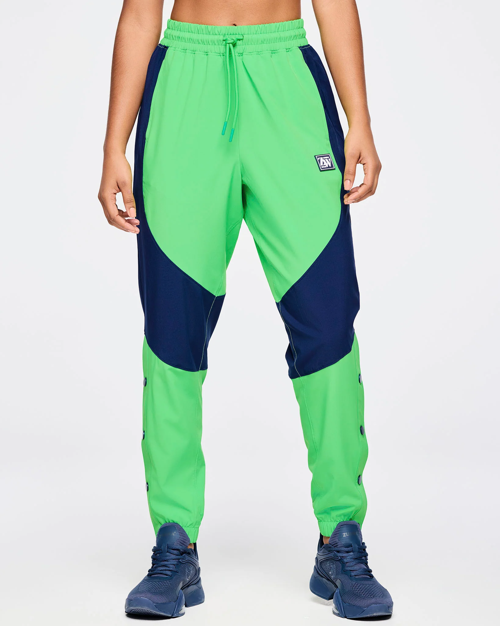Zumba Out Loud Woven Track Pants With Side Snaps - Image 3