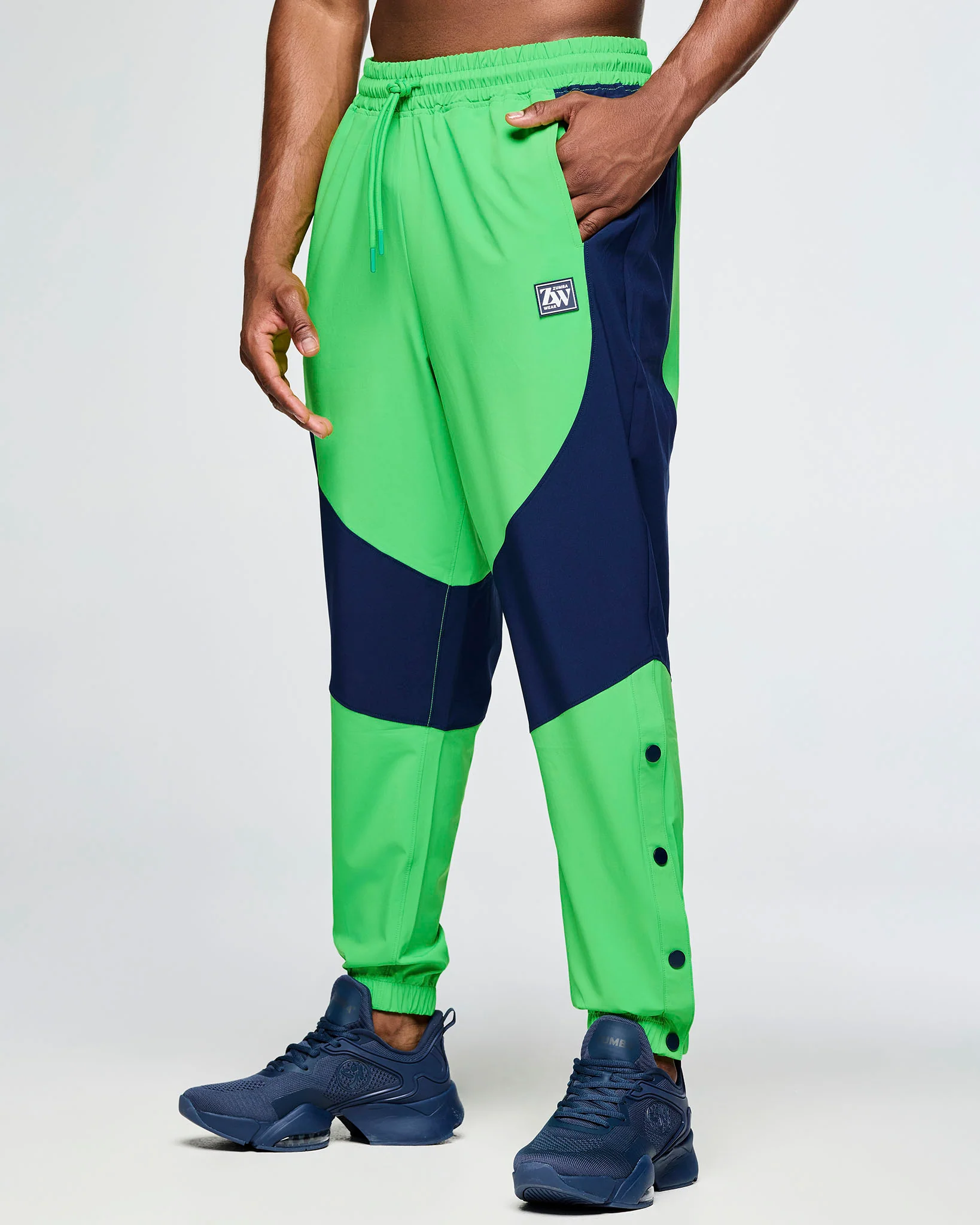 Zumba Out Loud Woven Track Pants With Side Snaps - Image 7
