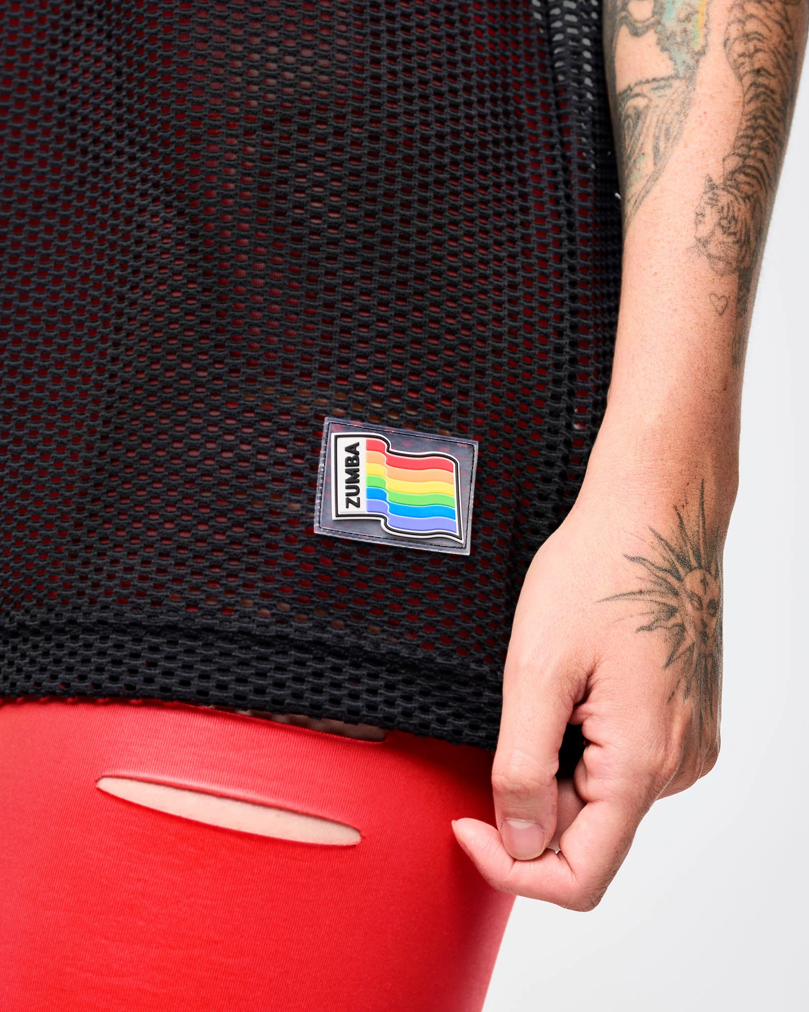 Zumba Oversized Mesh Polo - Image 3