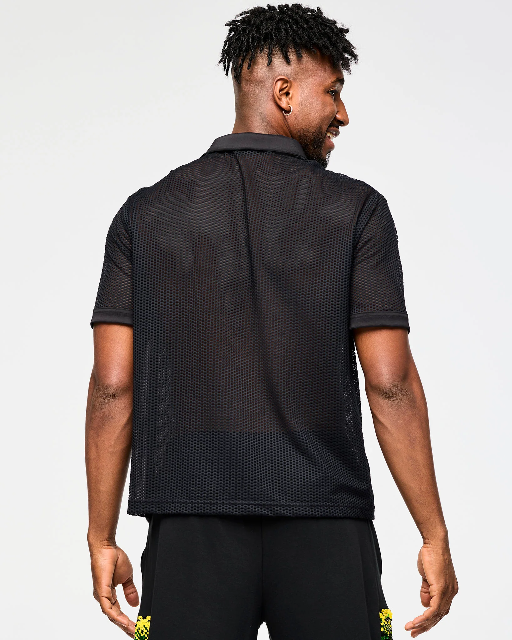 Zumba Oversized Mesh Polo - Image 8