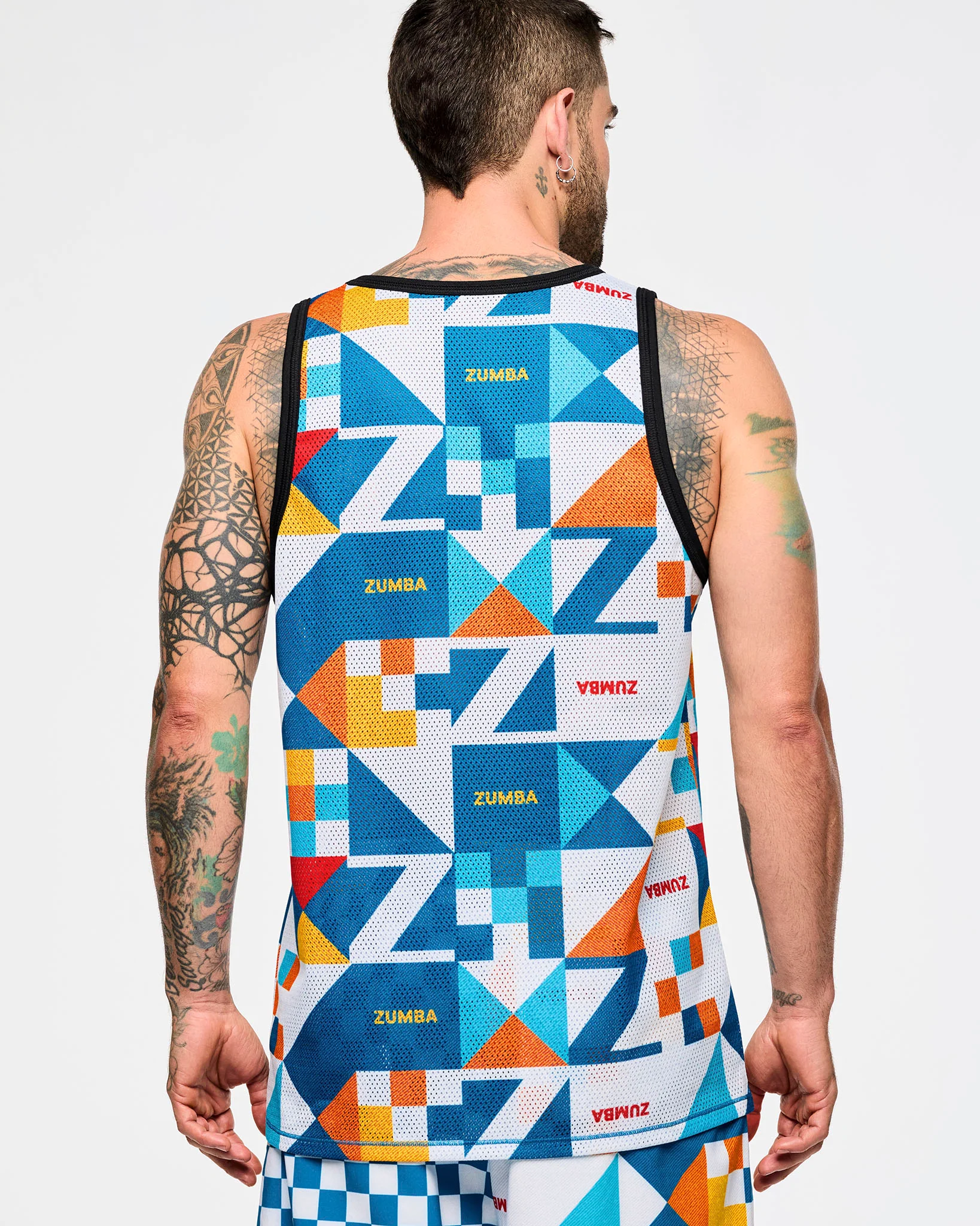 Zumba Rays Men's Basketball Tank - Image 4
