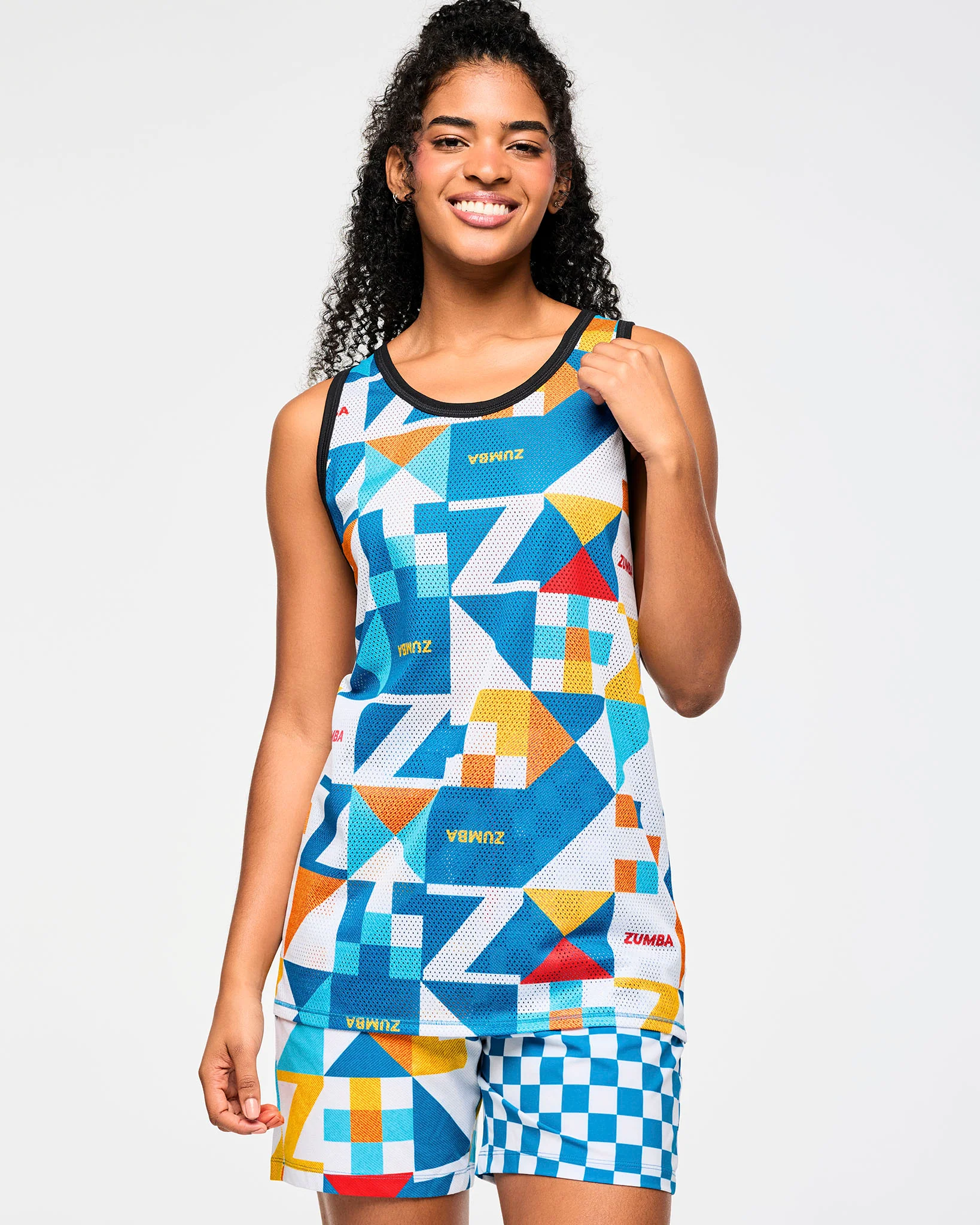 Zumba Rays Men's Basketball Tank - Image 6