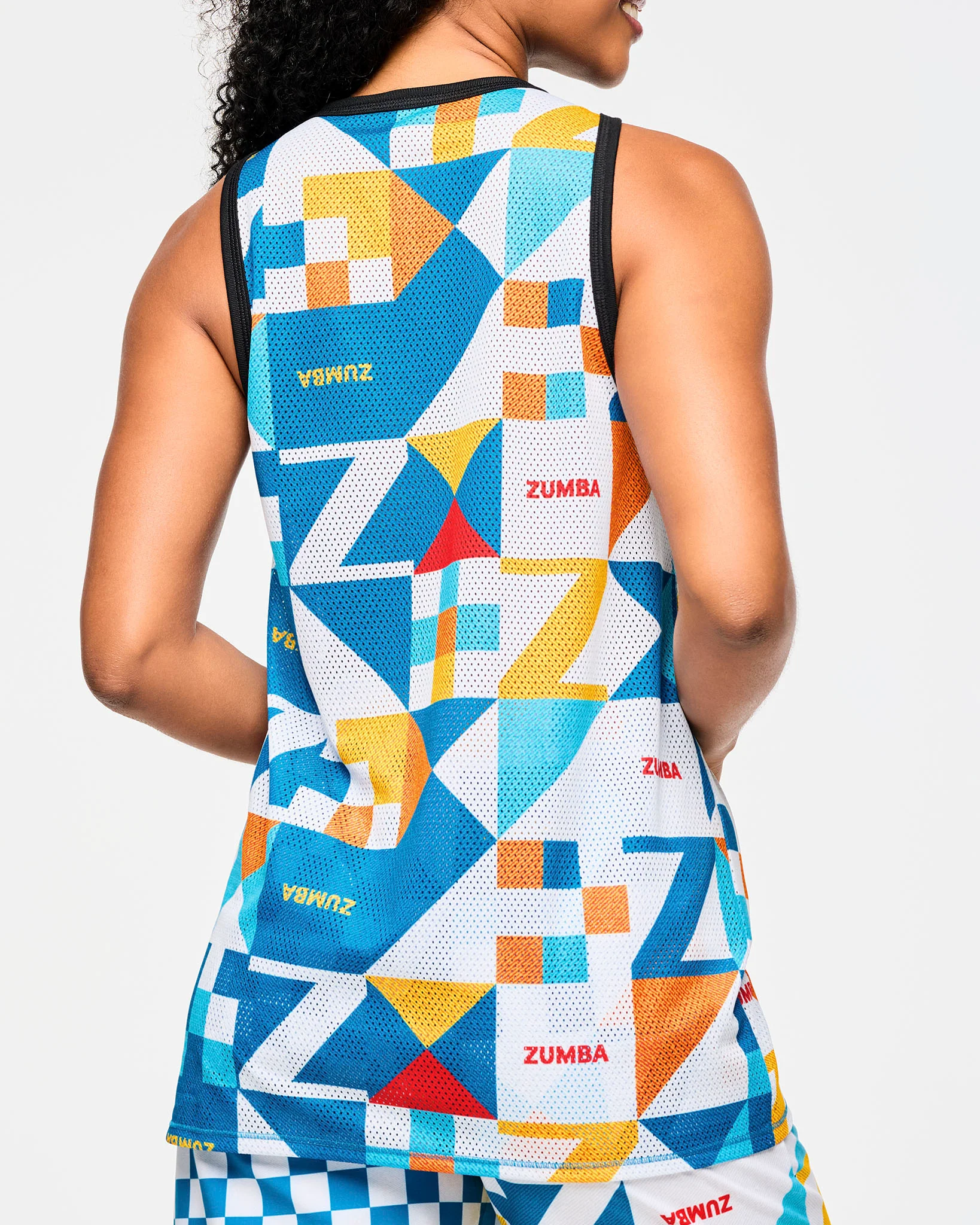 Zumba Rays Men's Basketball Tank - Image 7