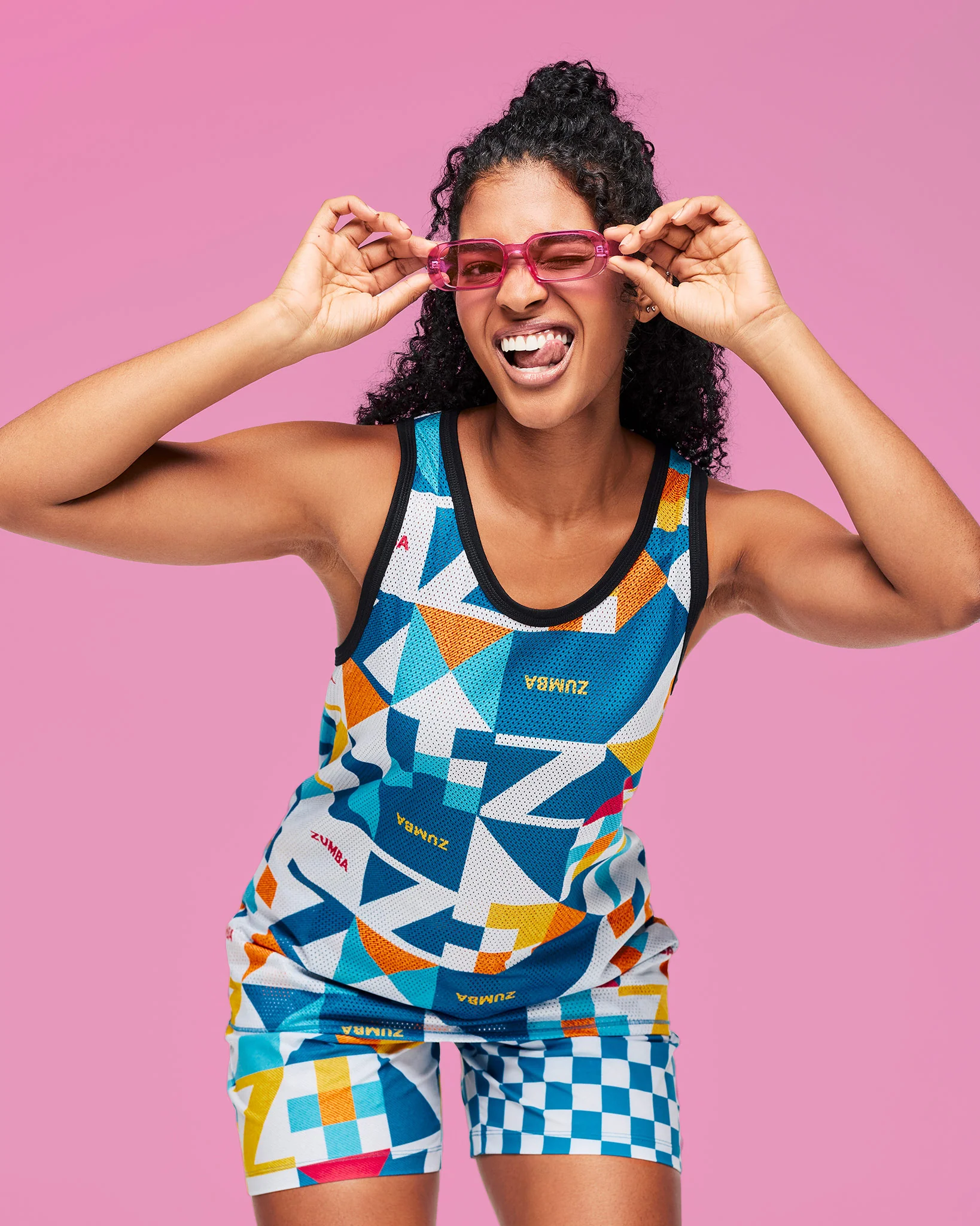 Zumba Rays Men's Basketball Tank - Image 9