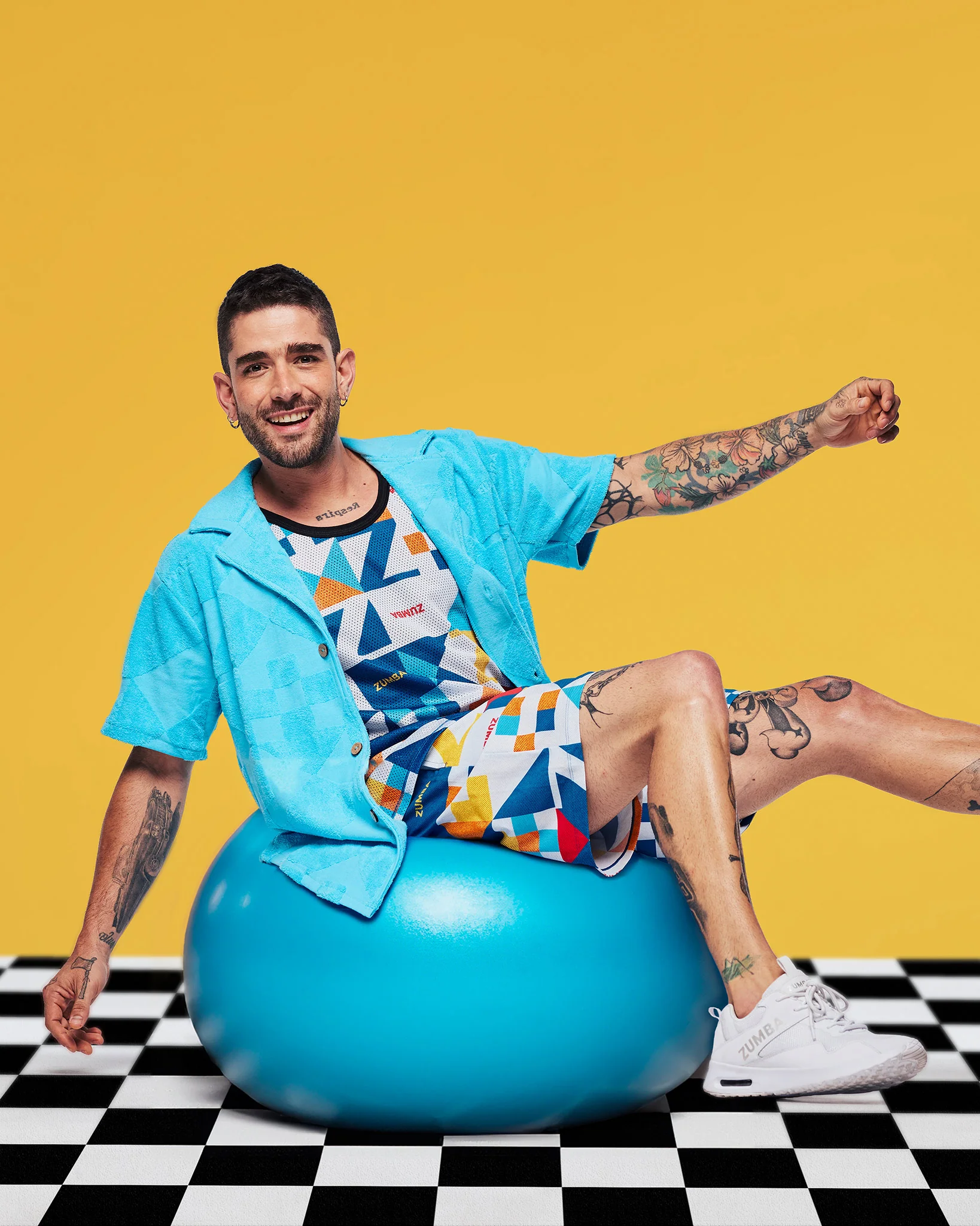 Zumba Rays Men's Basketball Tank - Image 5