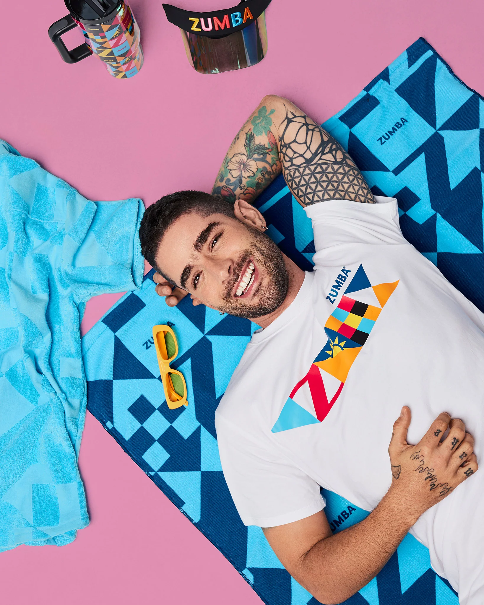 Zumba Rays Crew Neck Tee - Image 7