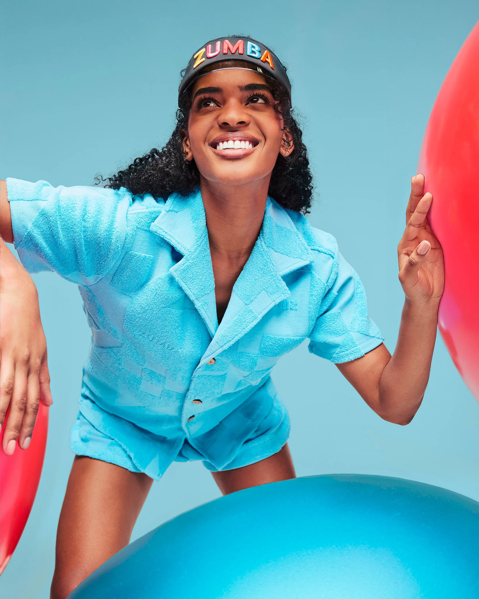 Zumba Rays Terry Button Down - Image 5