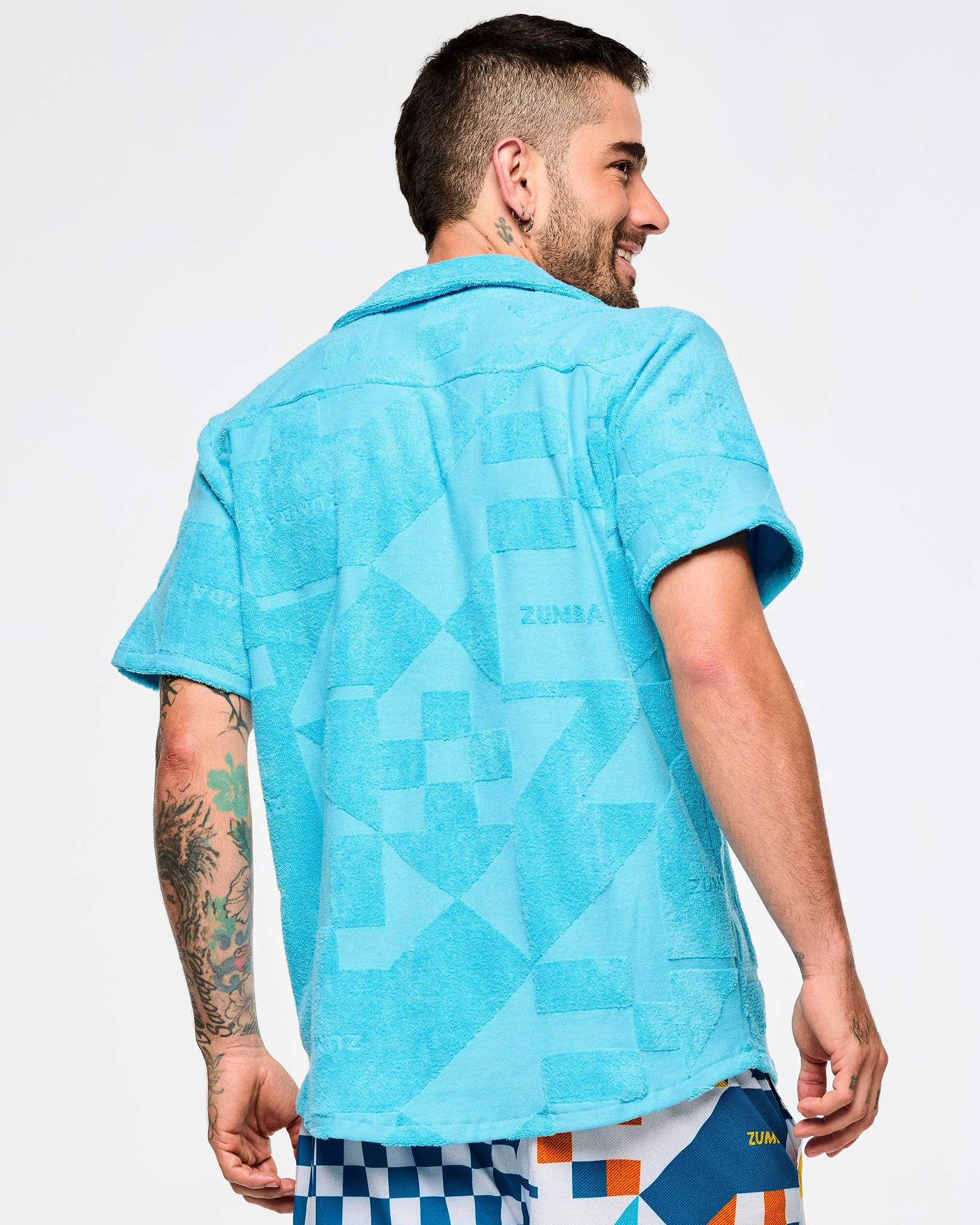 Zumba Rays Terry Button Down - Image 7